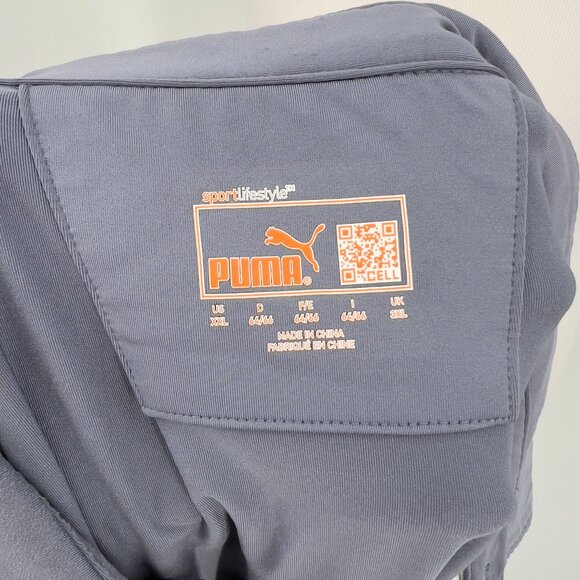 Puma Men's Striped Polo Shirt Dri-Fit Polyester Blend Size 2XL XXL - Picture 7 of 7